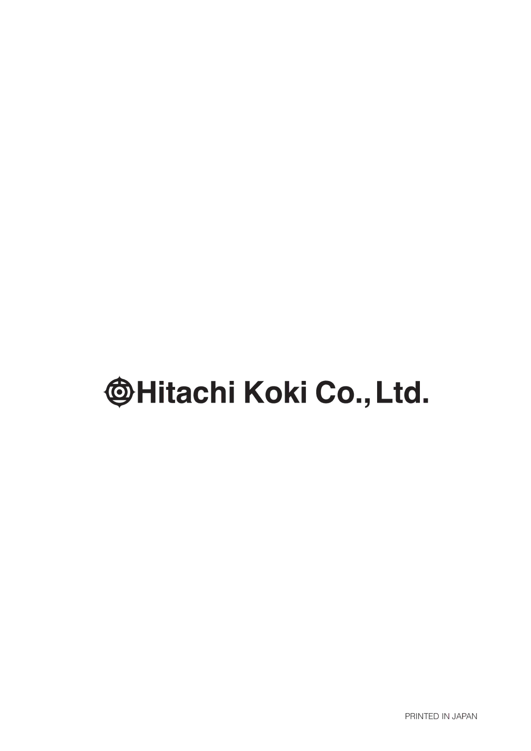 Hitachi RB160EF owner manual 