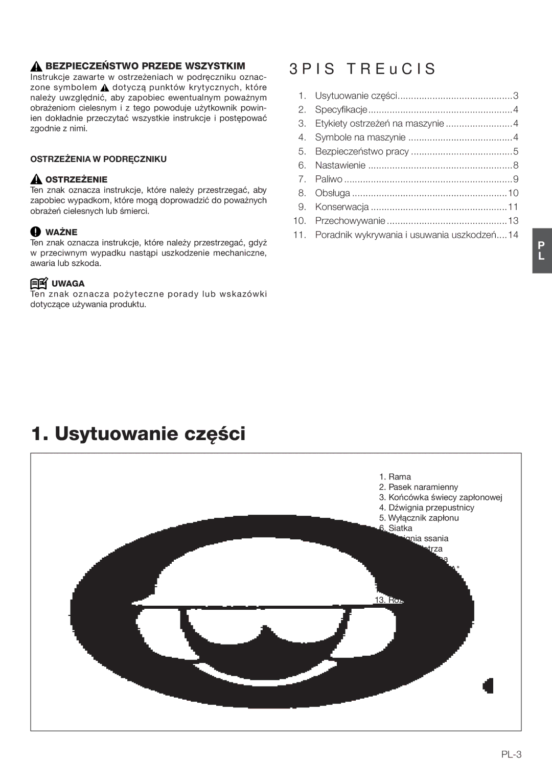 Hitachi RB160EF owner manual  5SYTUOWANIE CZÁuCI, #%¨347/ 02%$%373934+, 342%†%.!†770/$2¡#.+5,  0ASEK Naramienny 