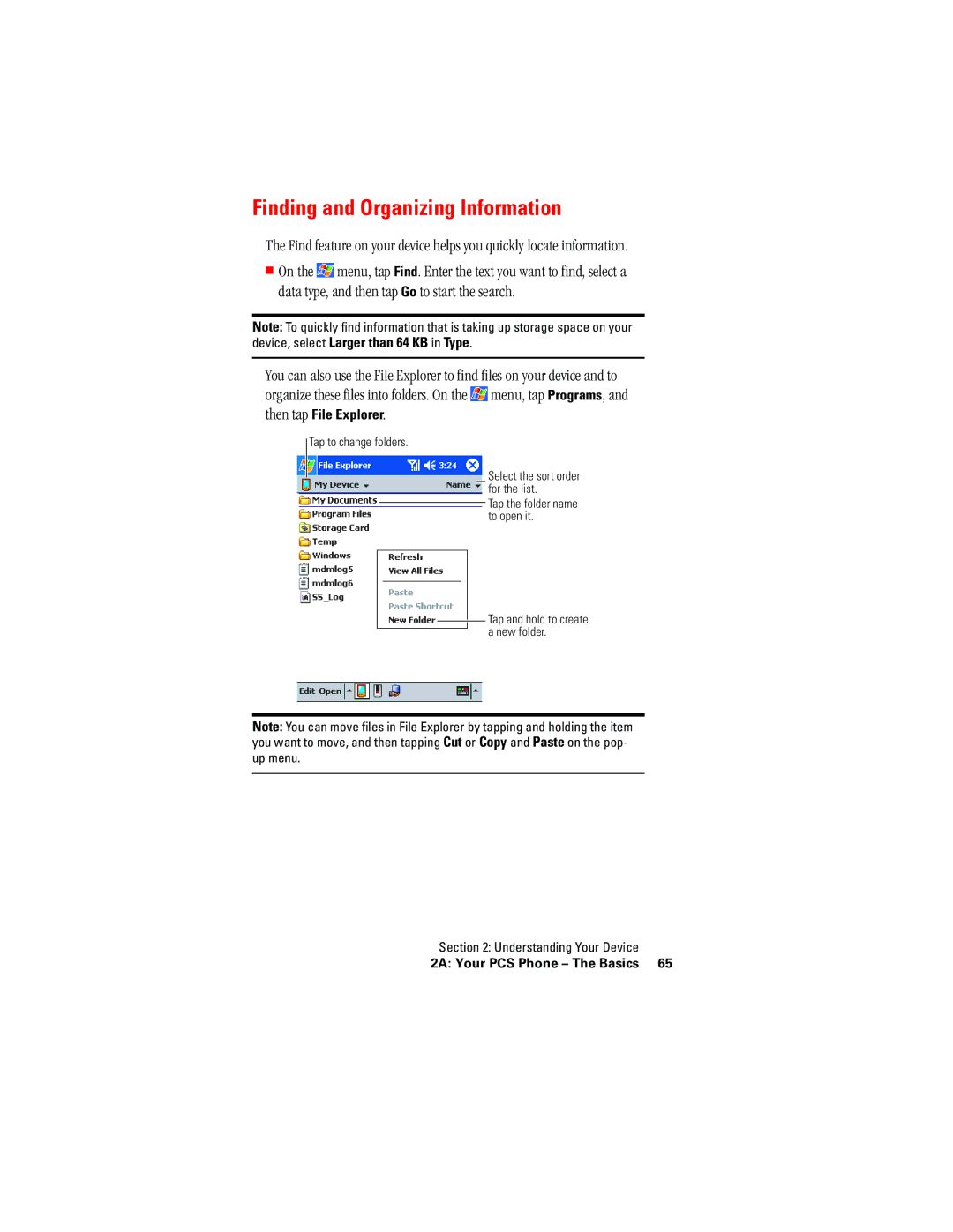 Hitachi SH-G1000 manual Finding and Organizing Information 