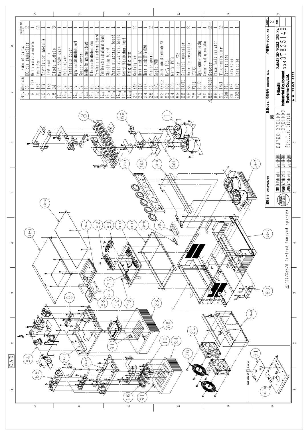 Hitachi SJ700-2 Series service manual 