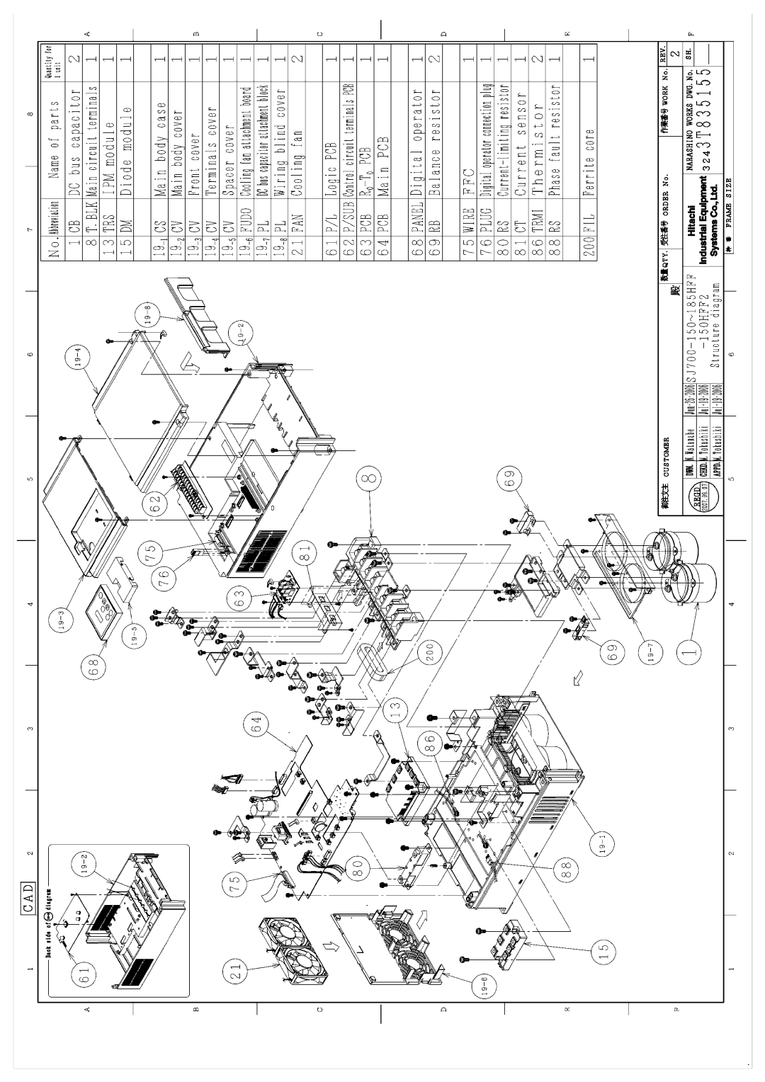 Hitachi SJ700-2 Series service manual 