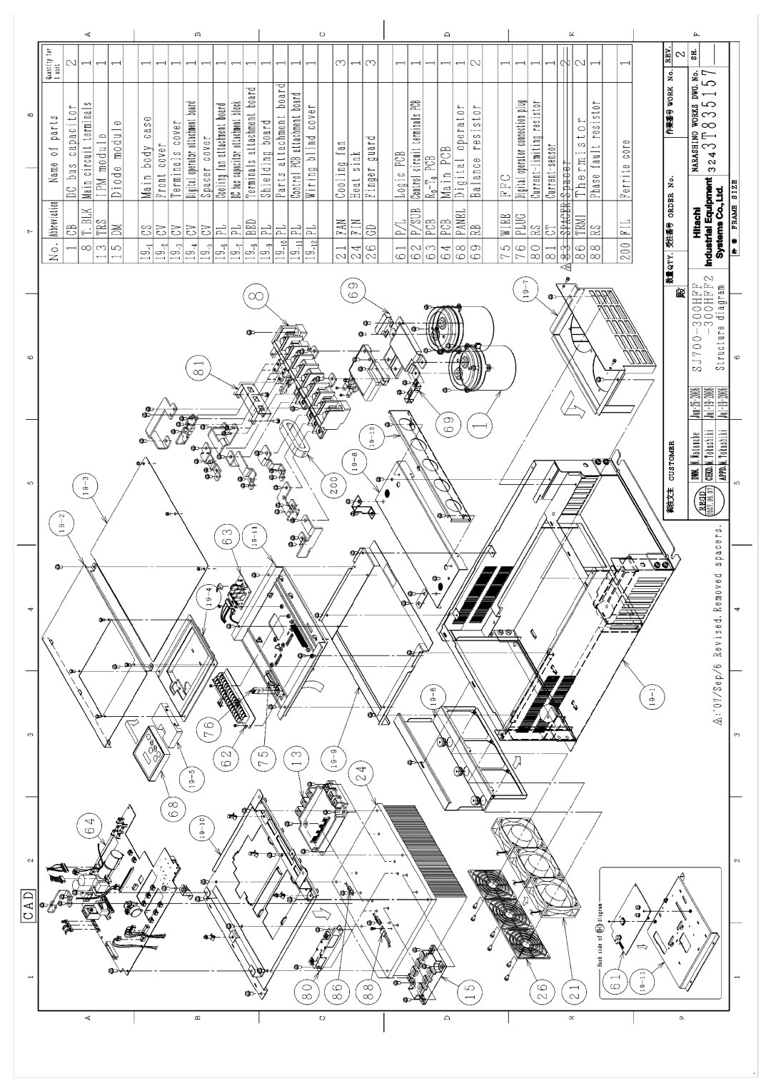 Hitachi SJ700-2 Series service manual 