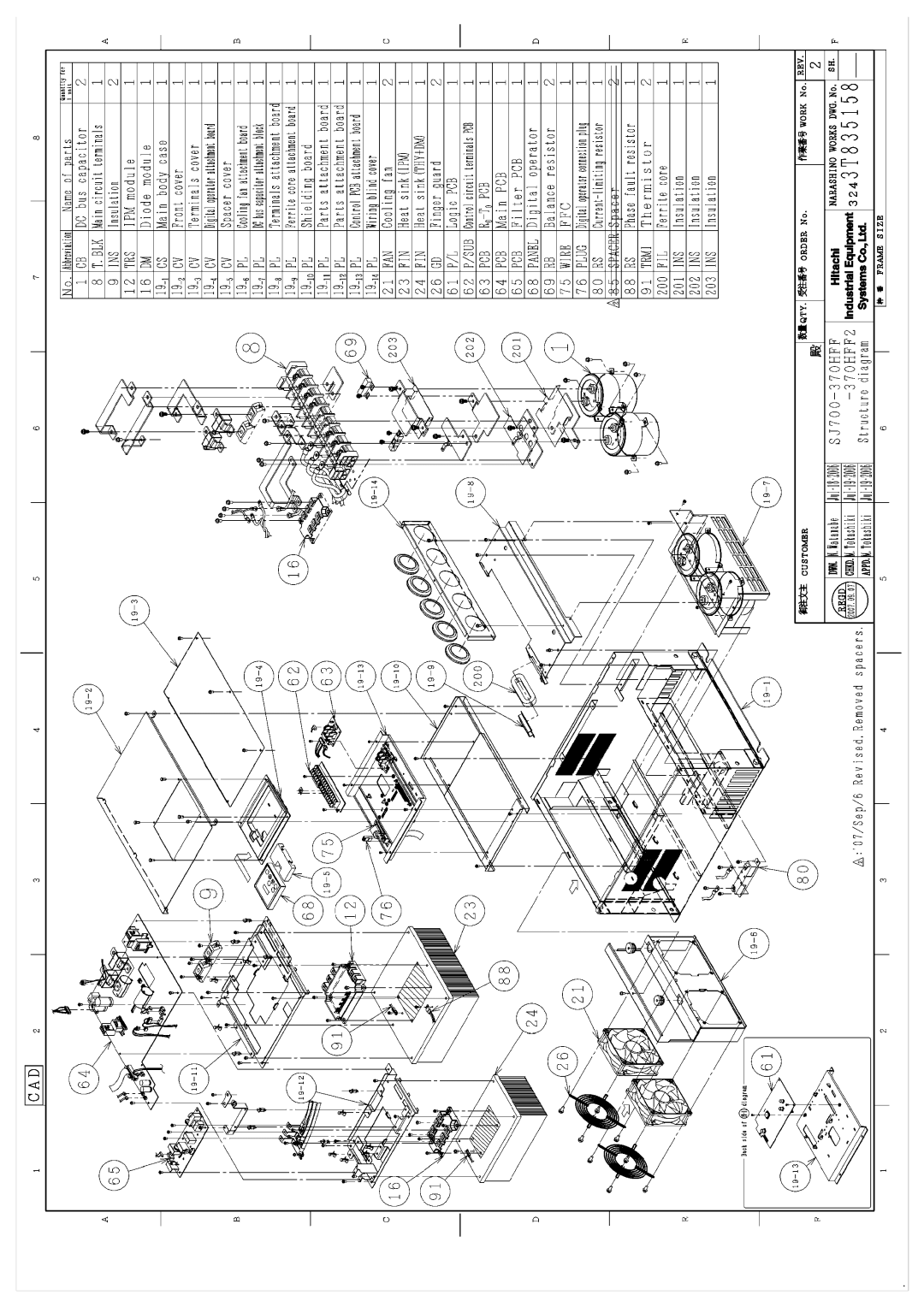 Hitachi SJ700-2 Series service manual 