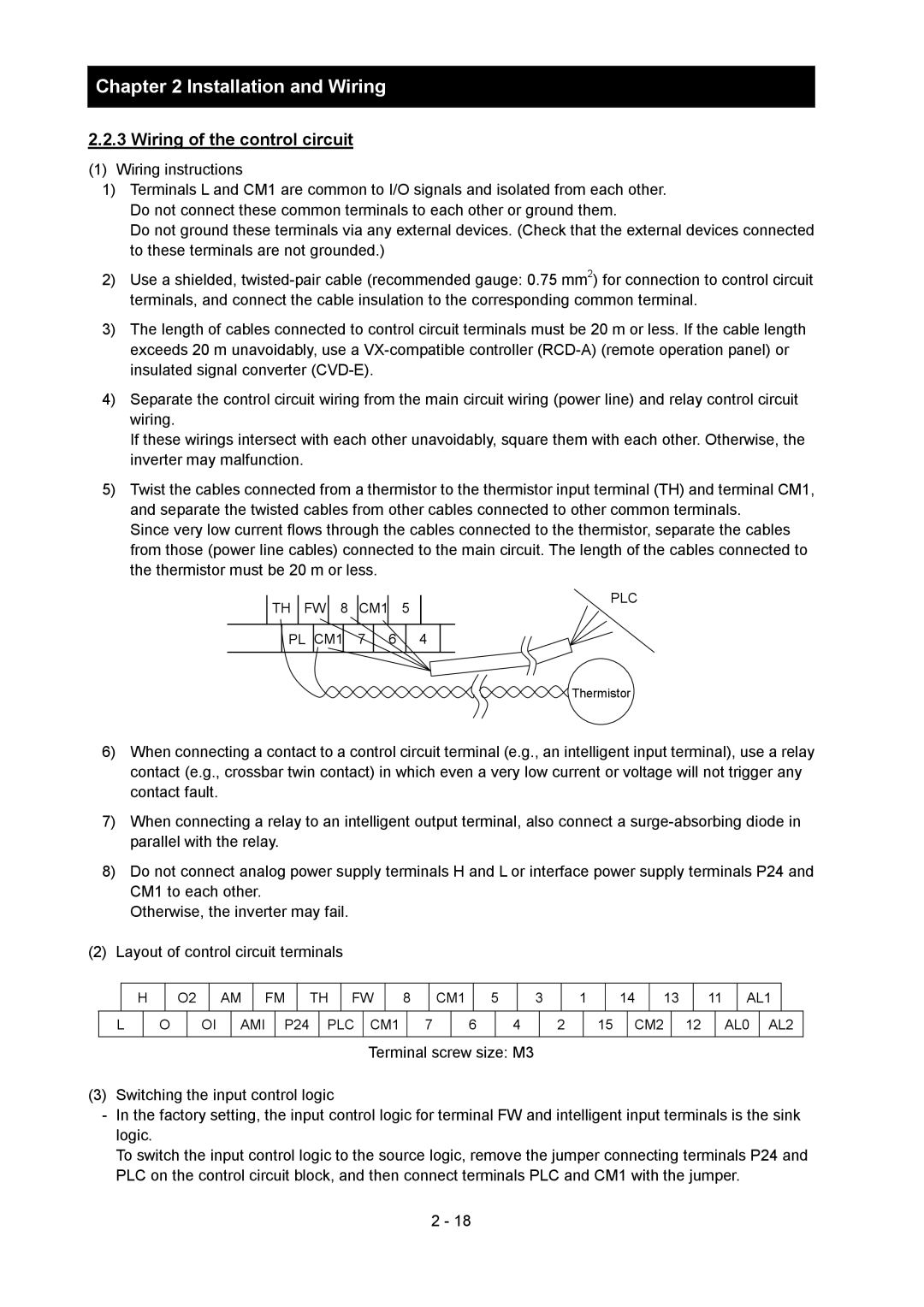 Hitachi SJ700-2 instruction manual TH FW 8 CM1, PL CM1 7 6, FW 8 CM1 14 13 11 AL1, CM1 15 CM2 12 AL0 AL2 