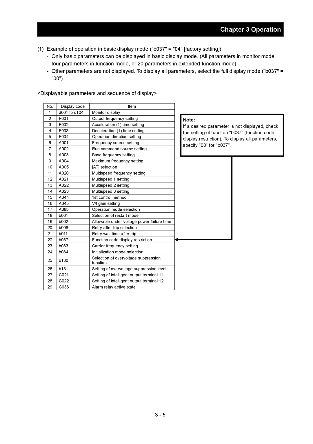 Hitachi SJ700-2 instruction manual Operation 