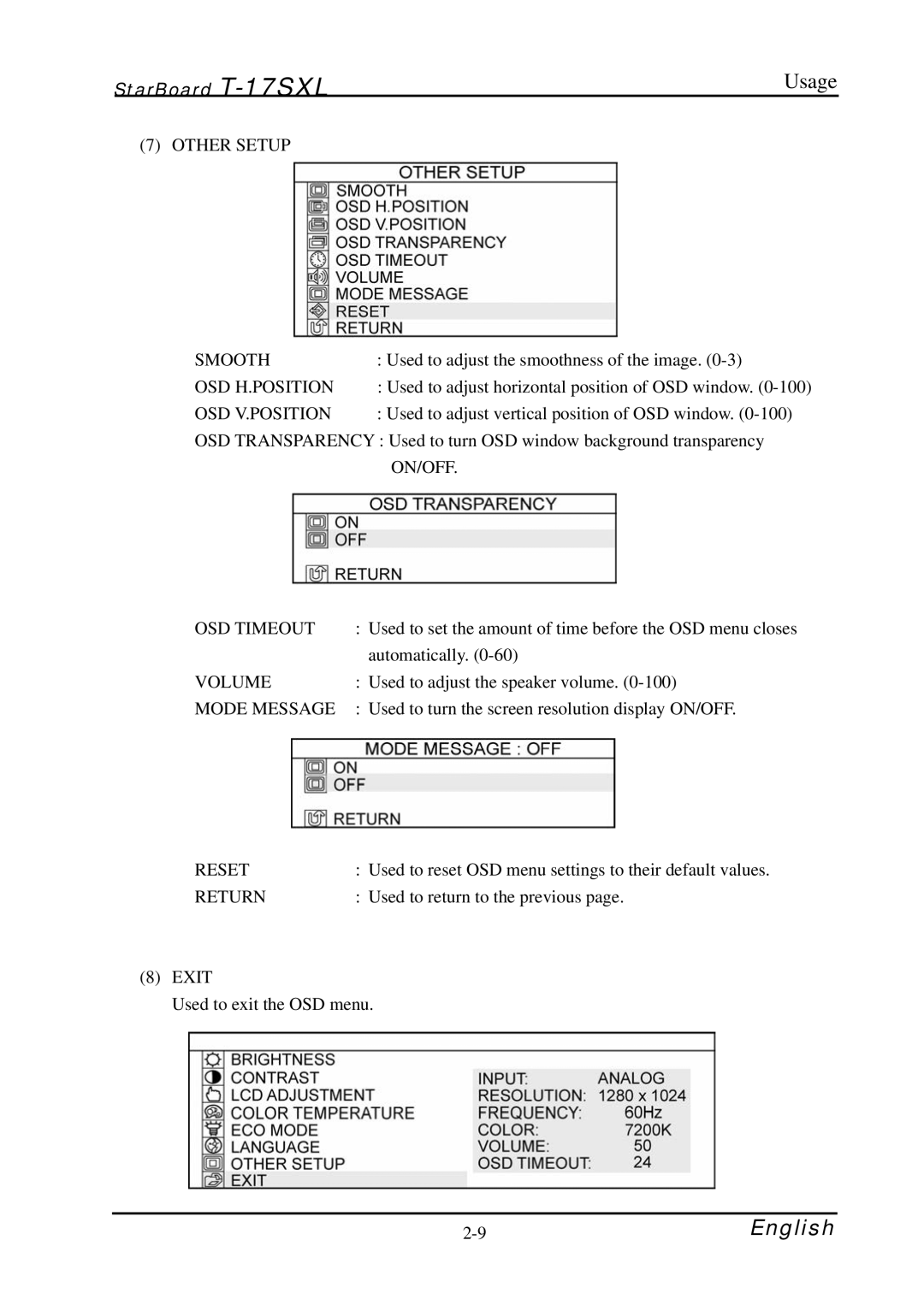 Hitachi starboard manual Usage 