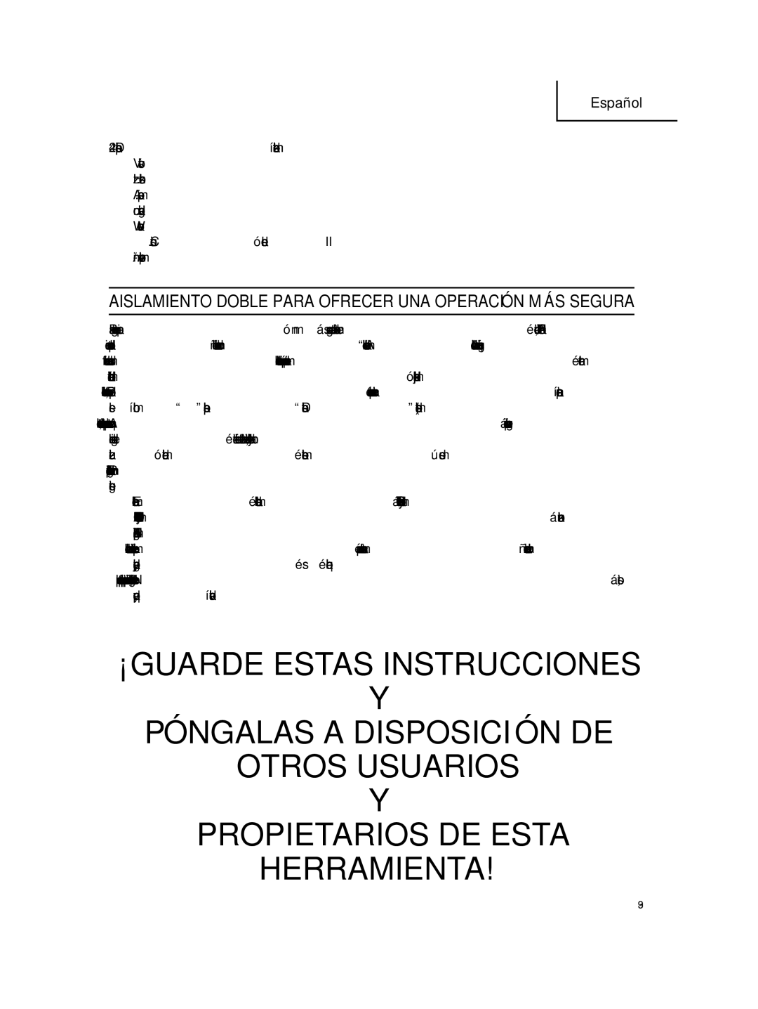 Hitachi SV 12SG instruction manual Aislamiento Doble Para Ofrecer UNA Operación MÁS Segura 