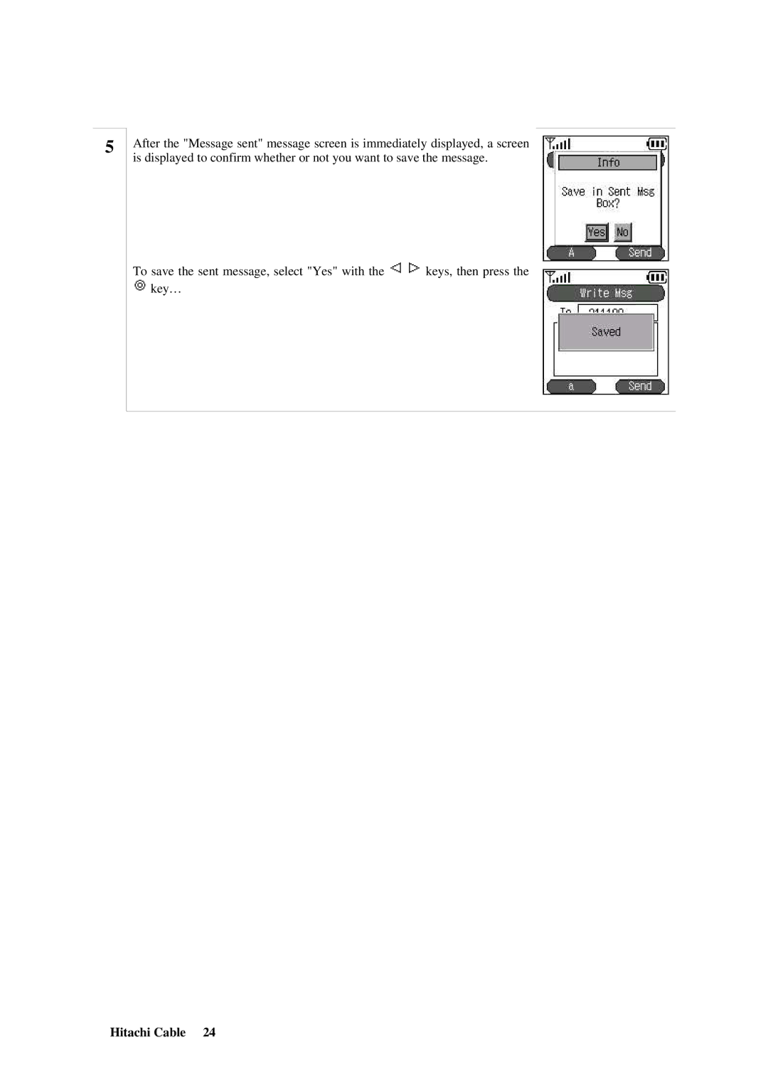 Hitachi TD61-2472 user manual Hitachi Cable 