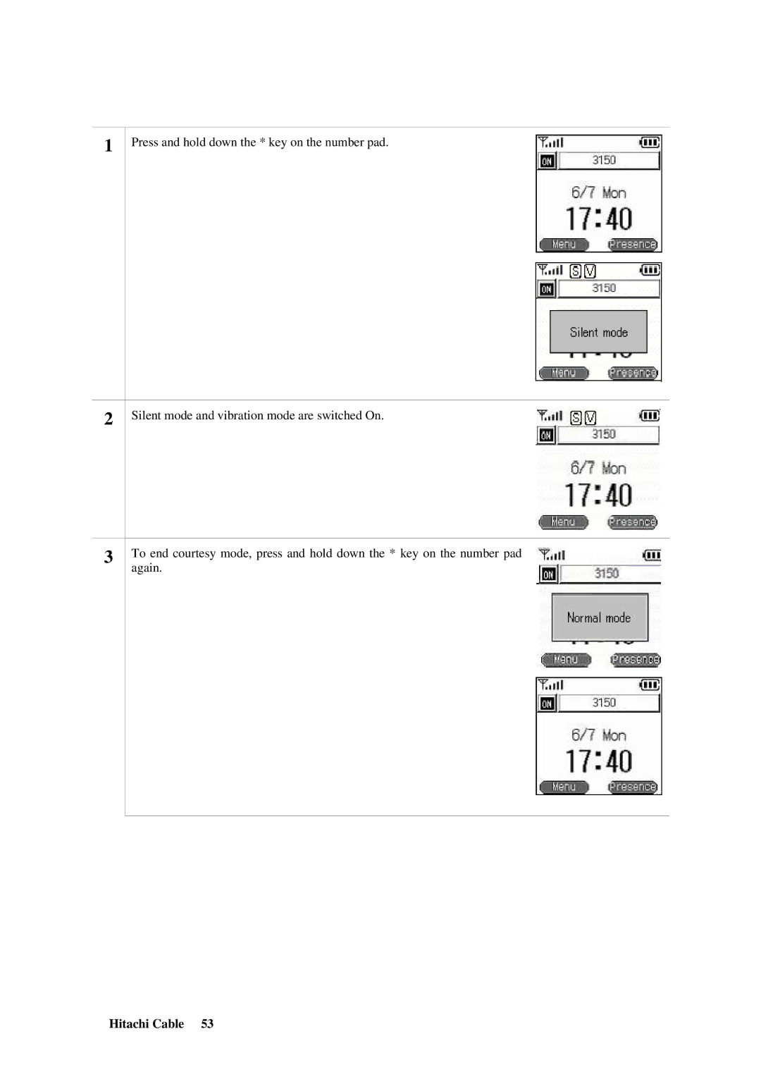 Hitachi TD61-2472 user manual Hitachi Cable 