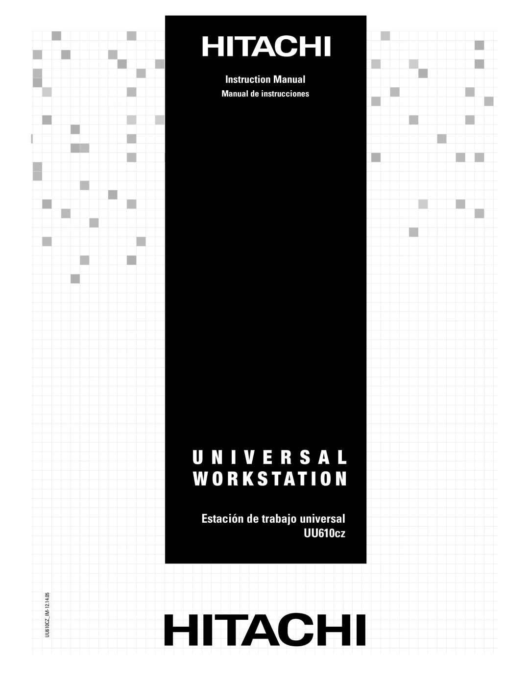 Hitachi UU610cz instruction manual Estación de trabajo universal 