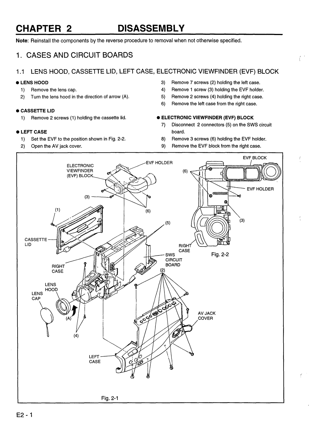 Hitachi VM-ACV23E, VM-8300ES manual 