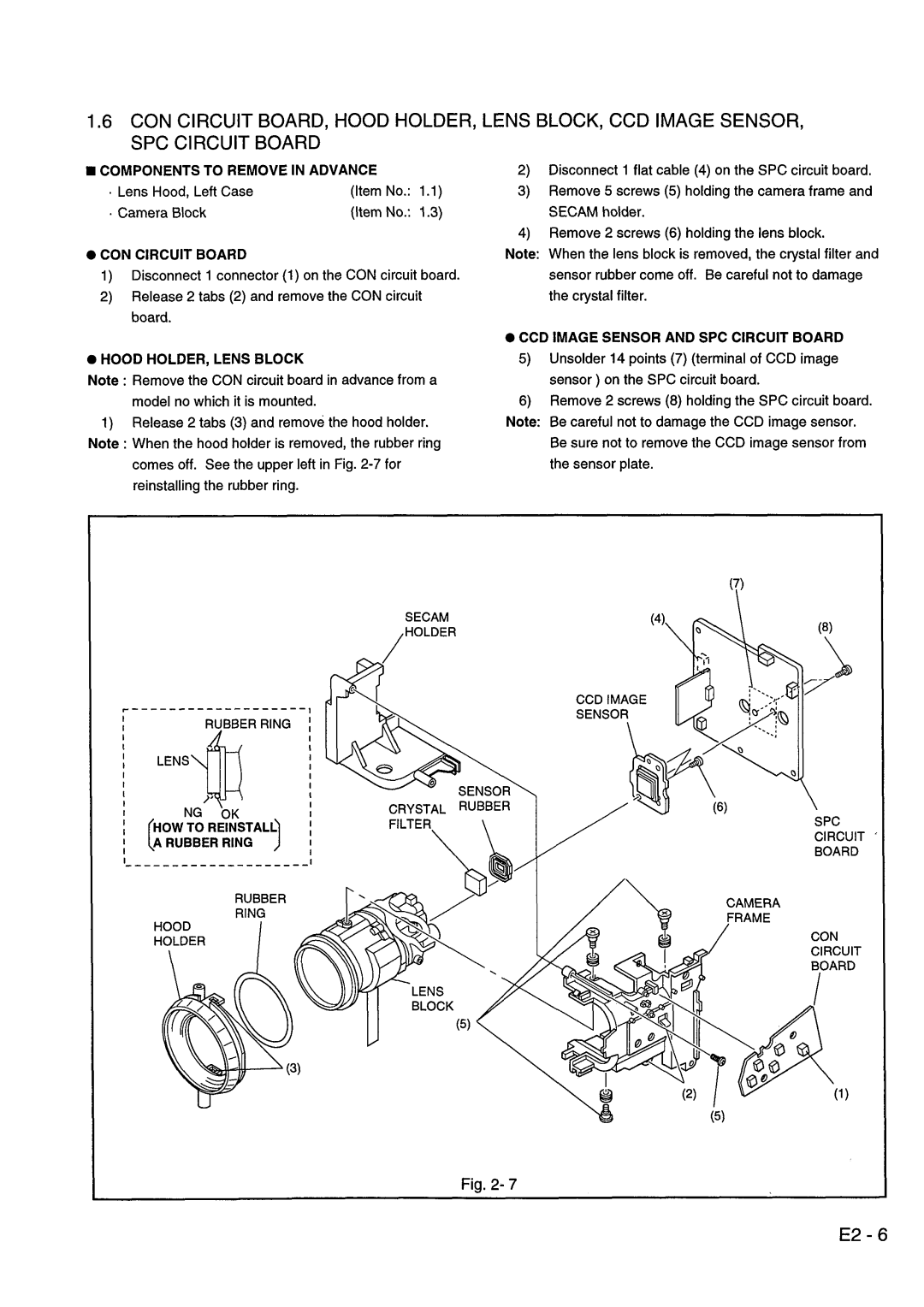 Hitachi VM-8300ES, VM-ACV23E manual 