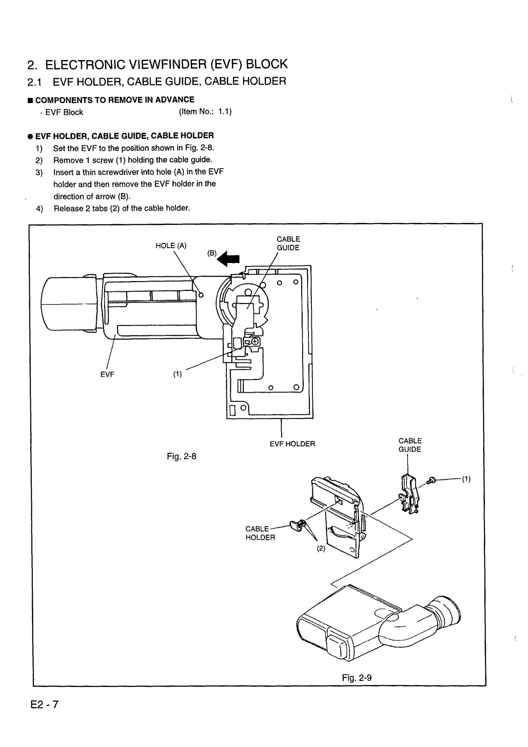 Hitachi VM-ACV23E, VM-8300ES manual 