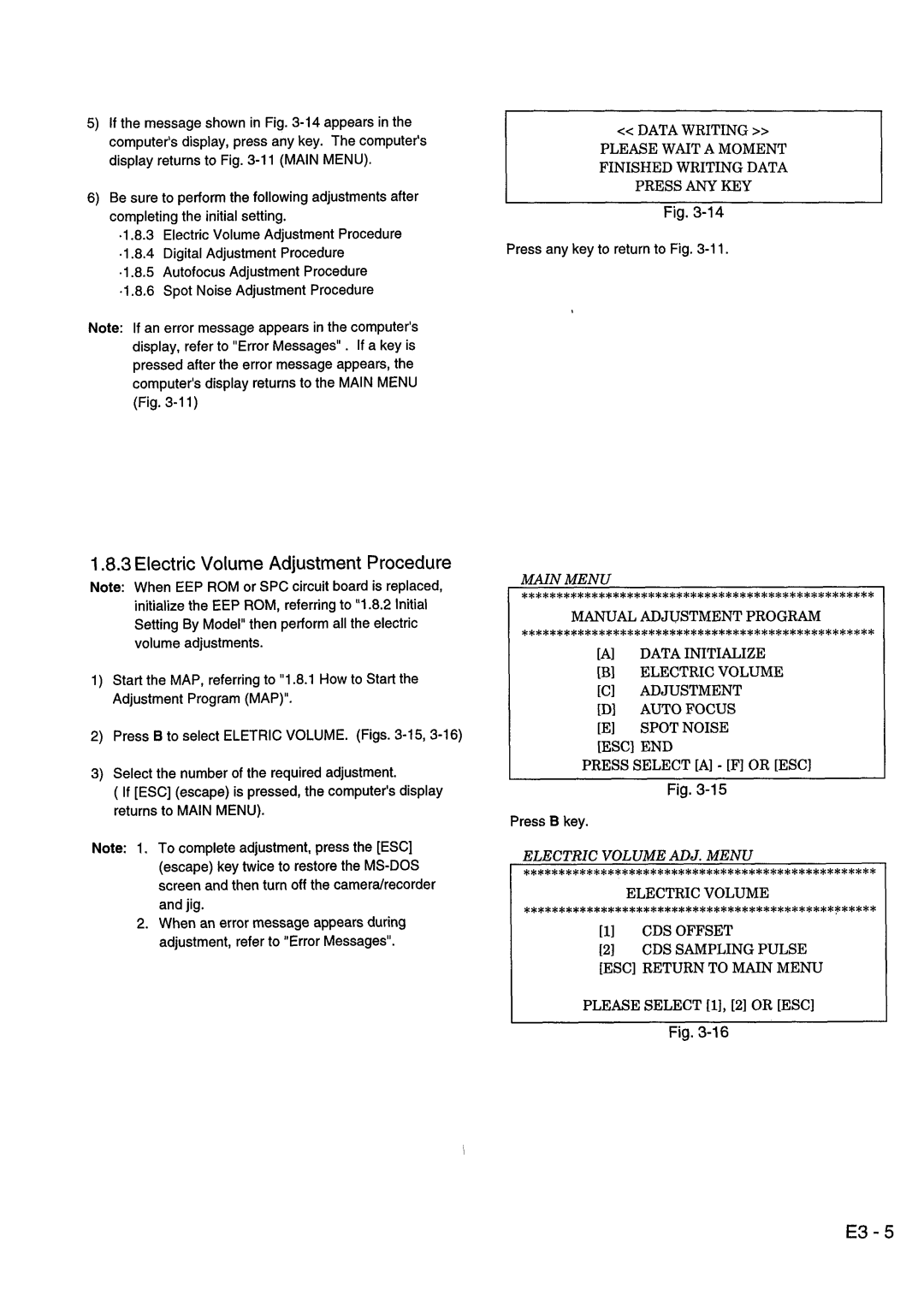 Hitachi VM-8300ES, VM-ACV23E manual 