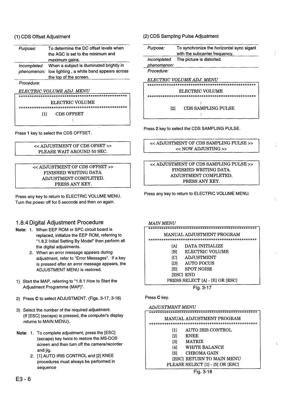 Hitachi VM-ACV23E, VM-8300ES manual 
