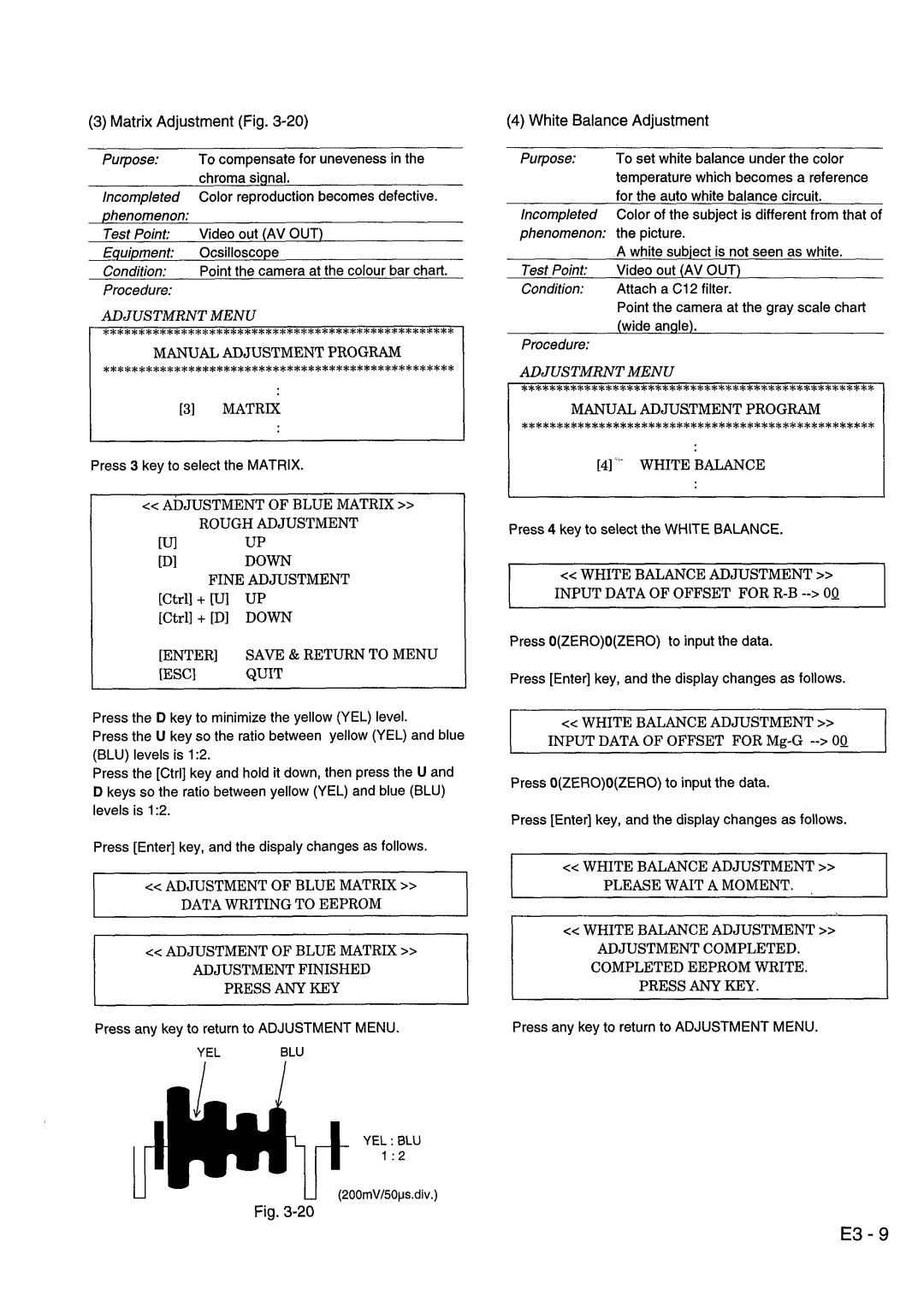 Hitachi VM-8300ES, VM-ACV23E manual 