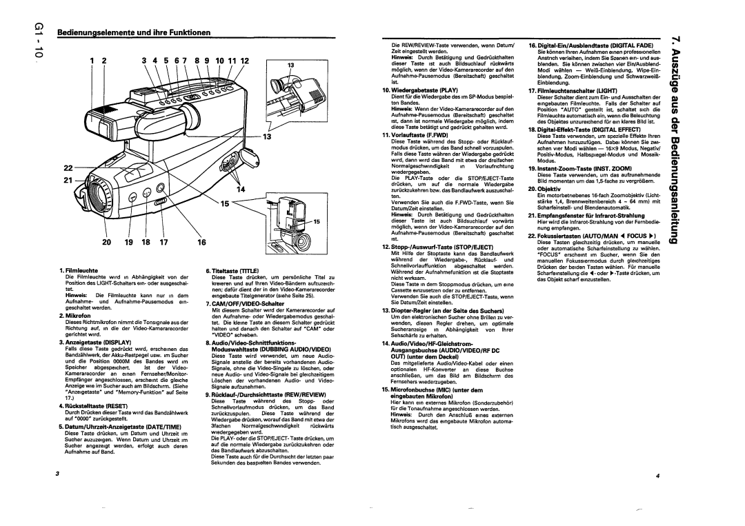 Hitachi VM-ACV23E, VM-8300ES manual 