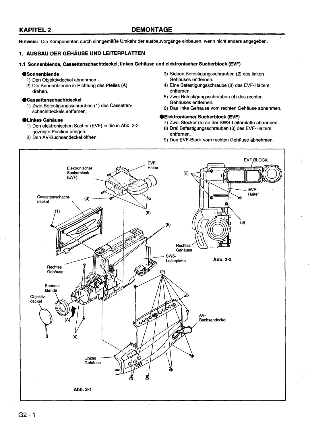 Hitachi VM-ACV23E, VM-8300ES manual 