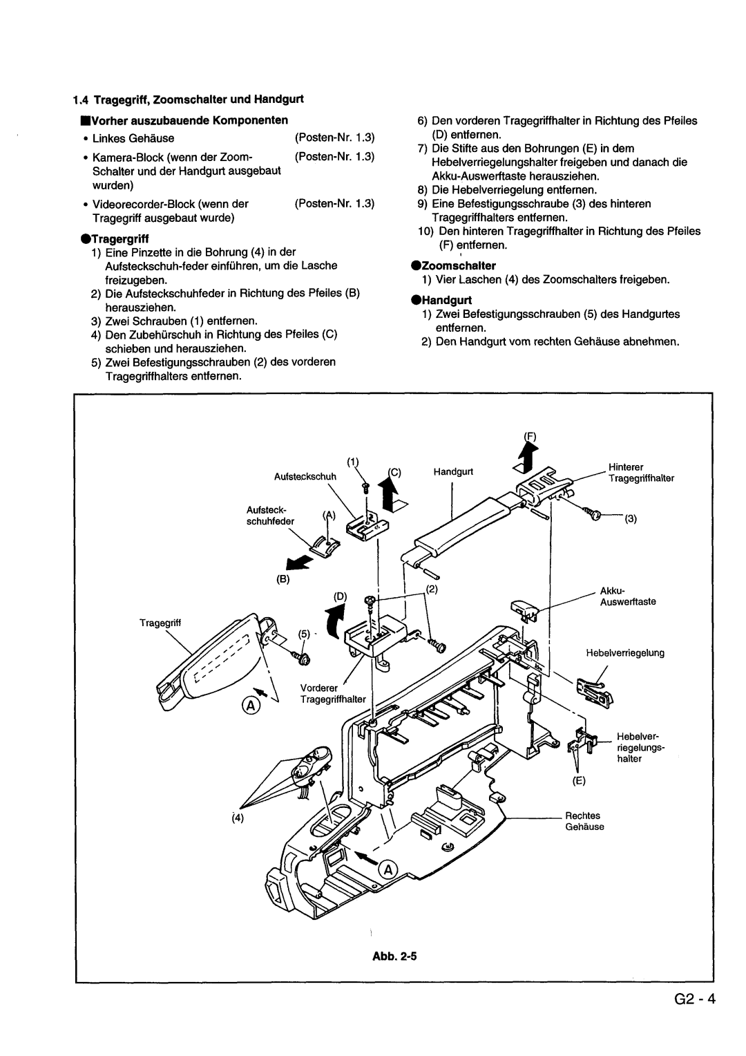 Hitachi VM-8300ES, VM-ACV23E manual 