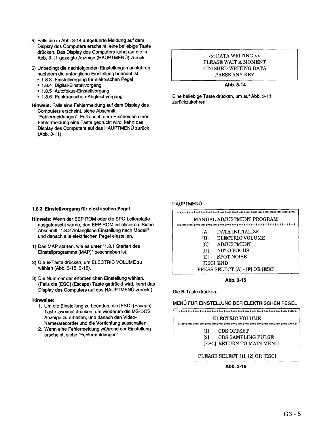 Hitachi VM-8300ES, VM-ACV23E manual 