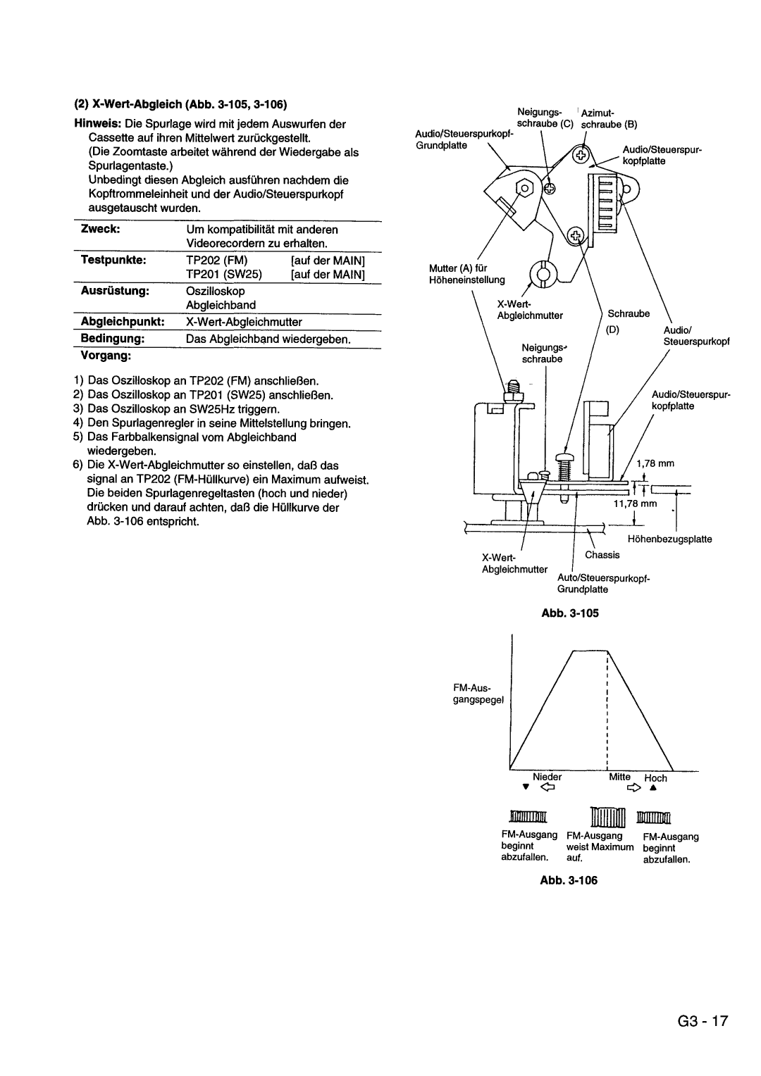 Hitachi VM-8300ES, VM-ACV23E manual 