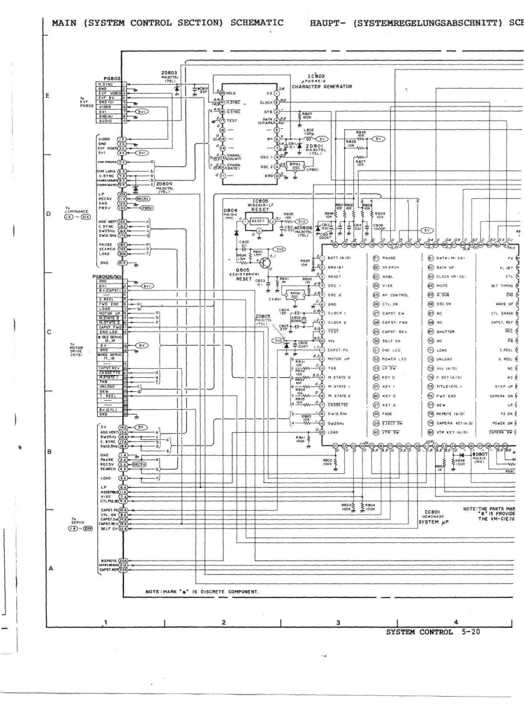 Hitachi VM-C1E(RS) manual 