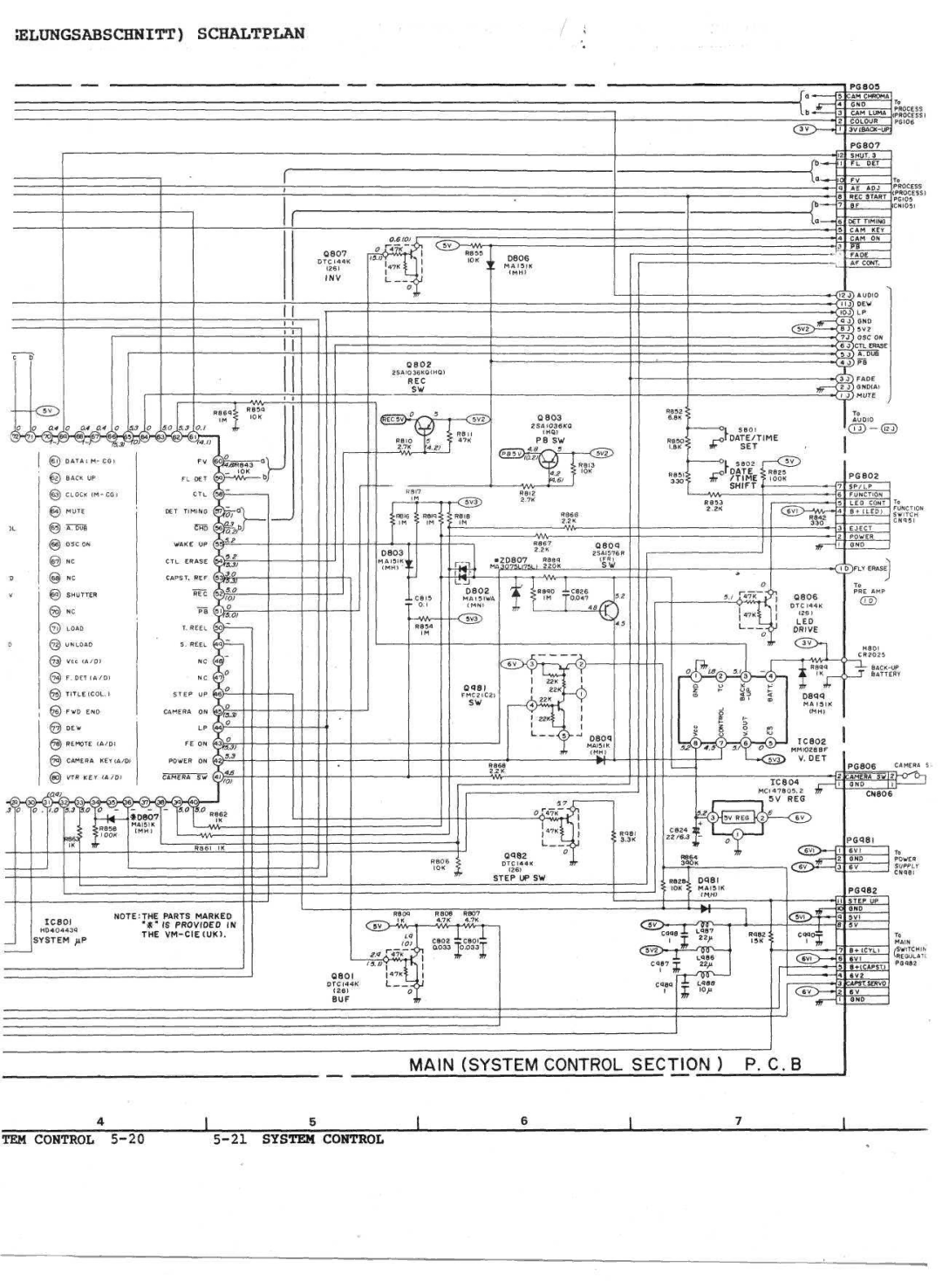 Hitachi VM-C1E(RS) manual 