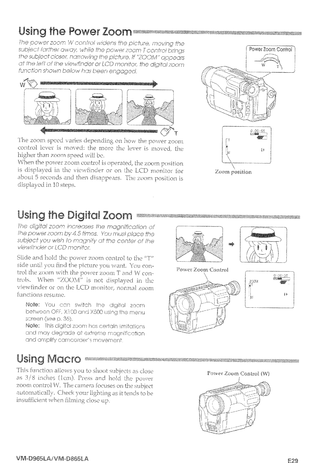 Hitachi VM-D965LA manual 