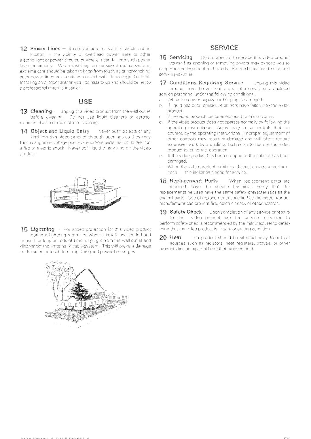 Hitachi VM-D965LA manual 