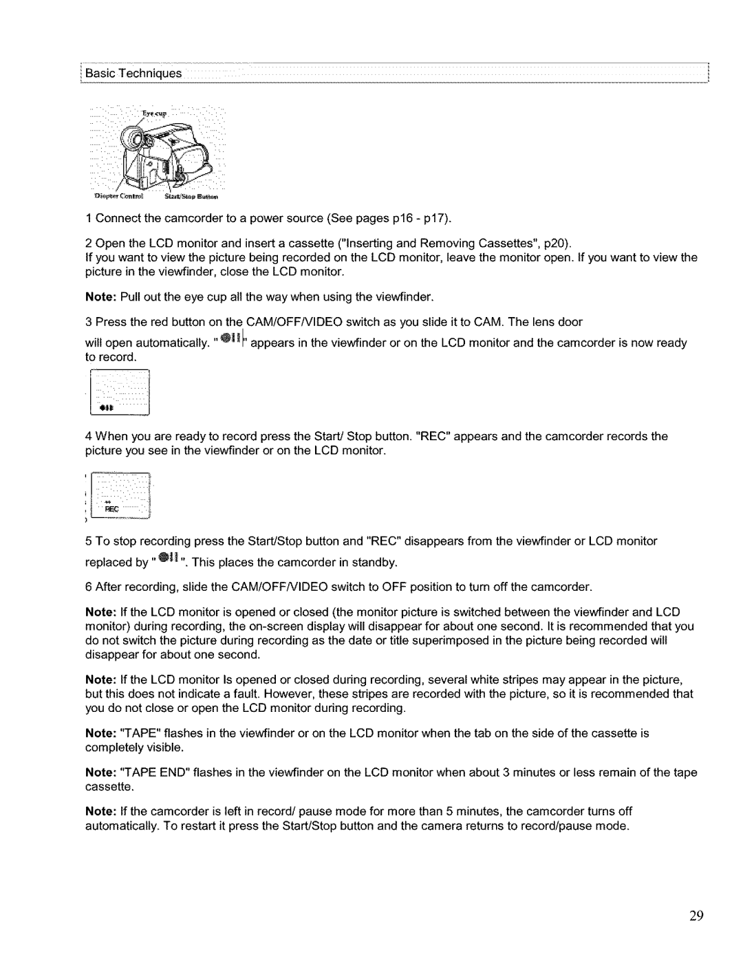 Hitachi VM H 655 LA instruction manual 