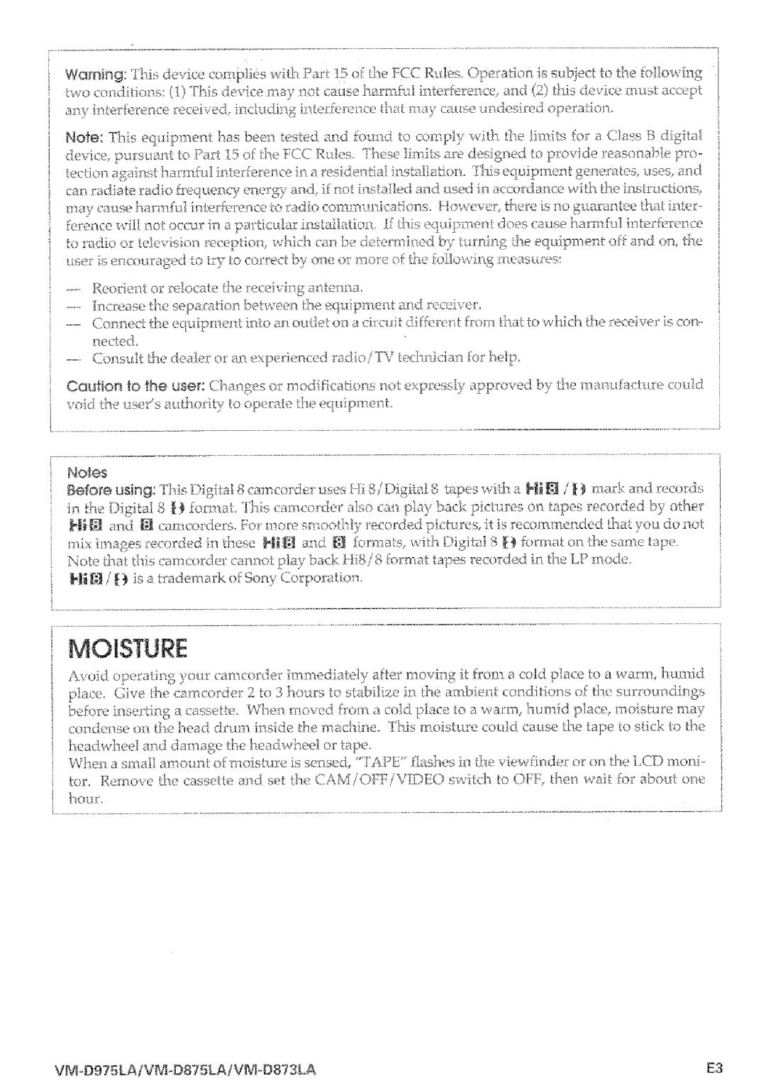 Hitachi VMD875LA instruction manual VM*D975LA/VM-0875LAiV#,,%O873LA, Nolo, Noes, Mak a-l uco 