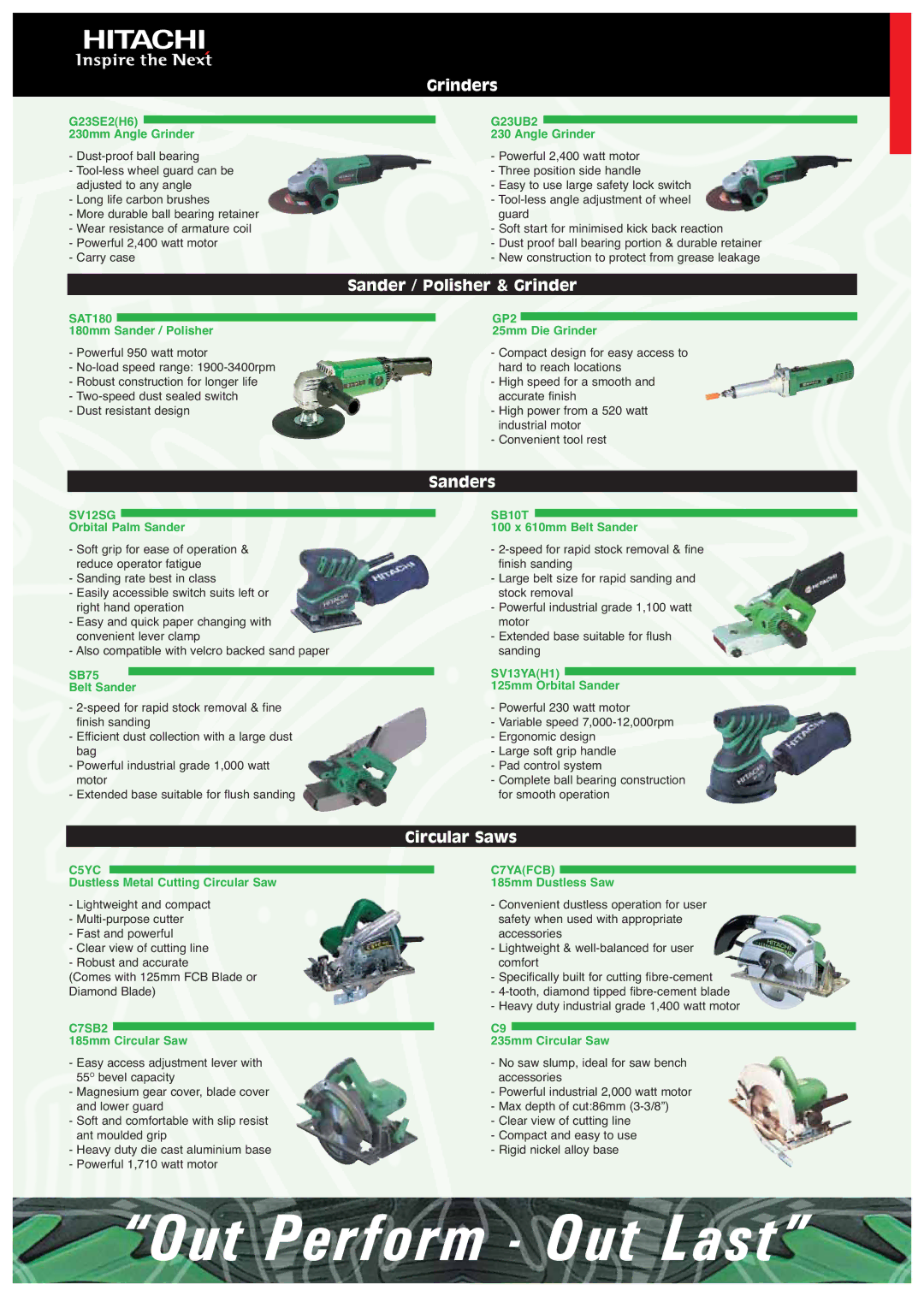 Hitachi DV14DMR(HS), WH12DMR(HH), DS18DMR(HS), WH14DMR(HS), DS18DVB2 manual Sander / Polisher & Grinder, Sanders, Circular Saws 