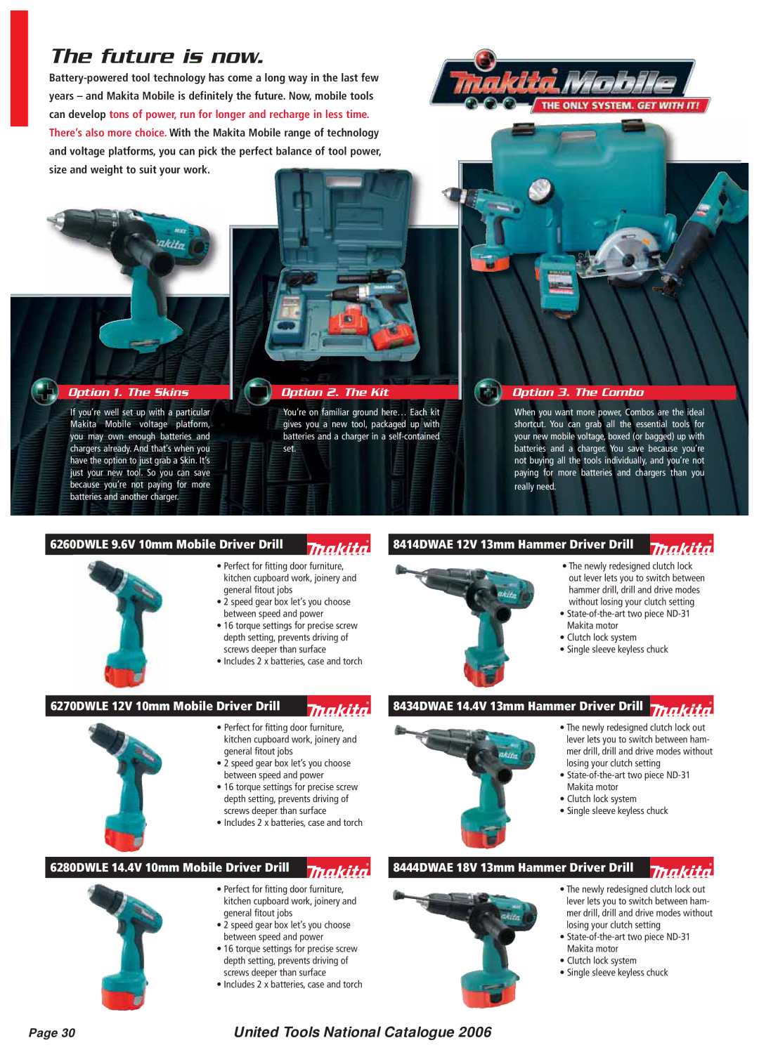 Hitachi WR14DMR(HS), WH12DMR(HH), DS18DMR(HS) 6270DWLE 12V 10mm Mobile Driver Drill, Includes 2 x batteries, case and torch 