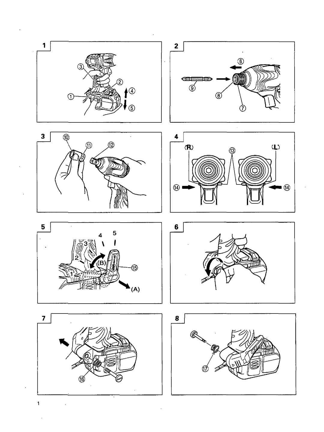 Hitachi WR 14DL, WR 18DL, WR 14DMR, WR 18DMR, WH 18DMR, WH 14DL, WH 14DMR, WH 18DL manual 