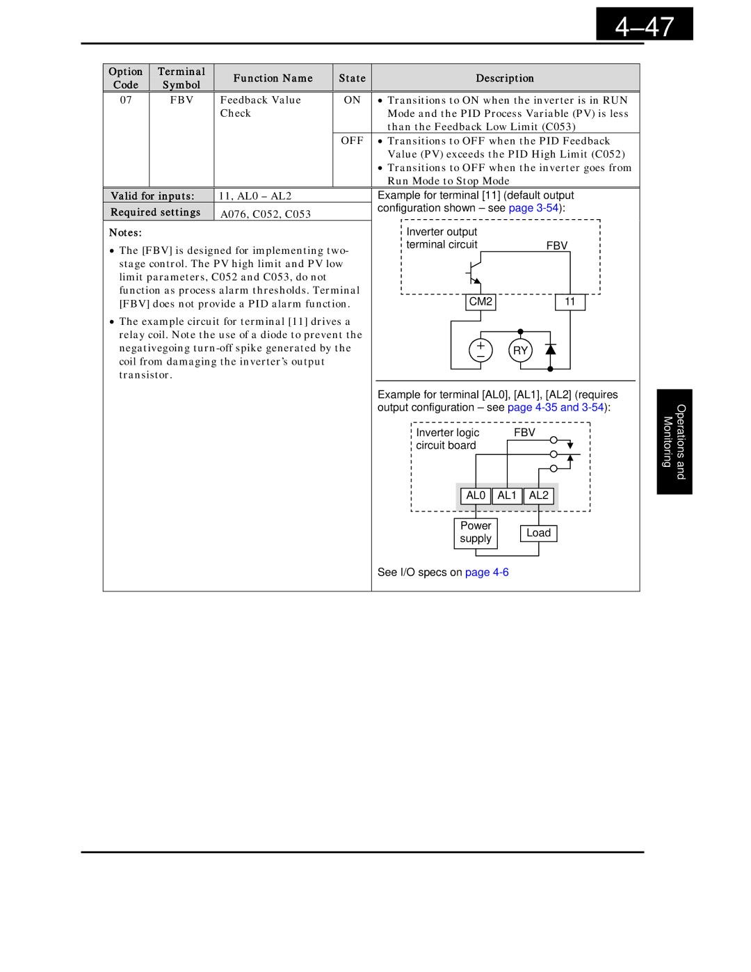 Hitachi X200 Series instruction manual Transitions to OFF when the PID Feedback 