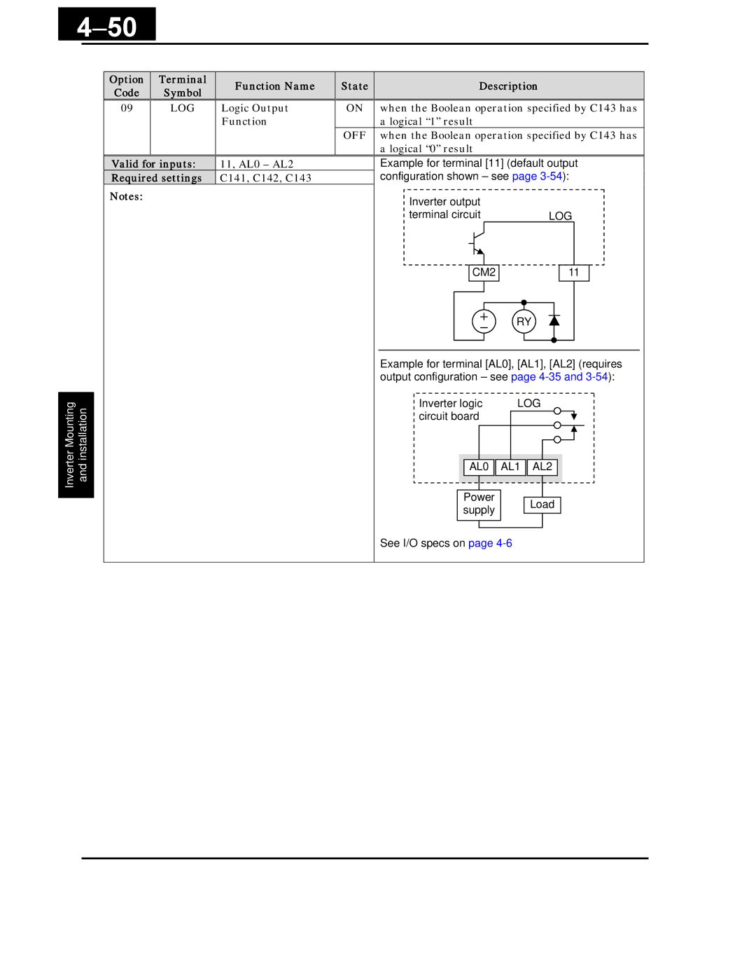 Hitachi X200 Series instruction manual Logical 0 result 