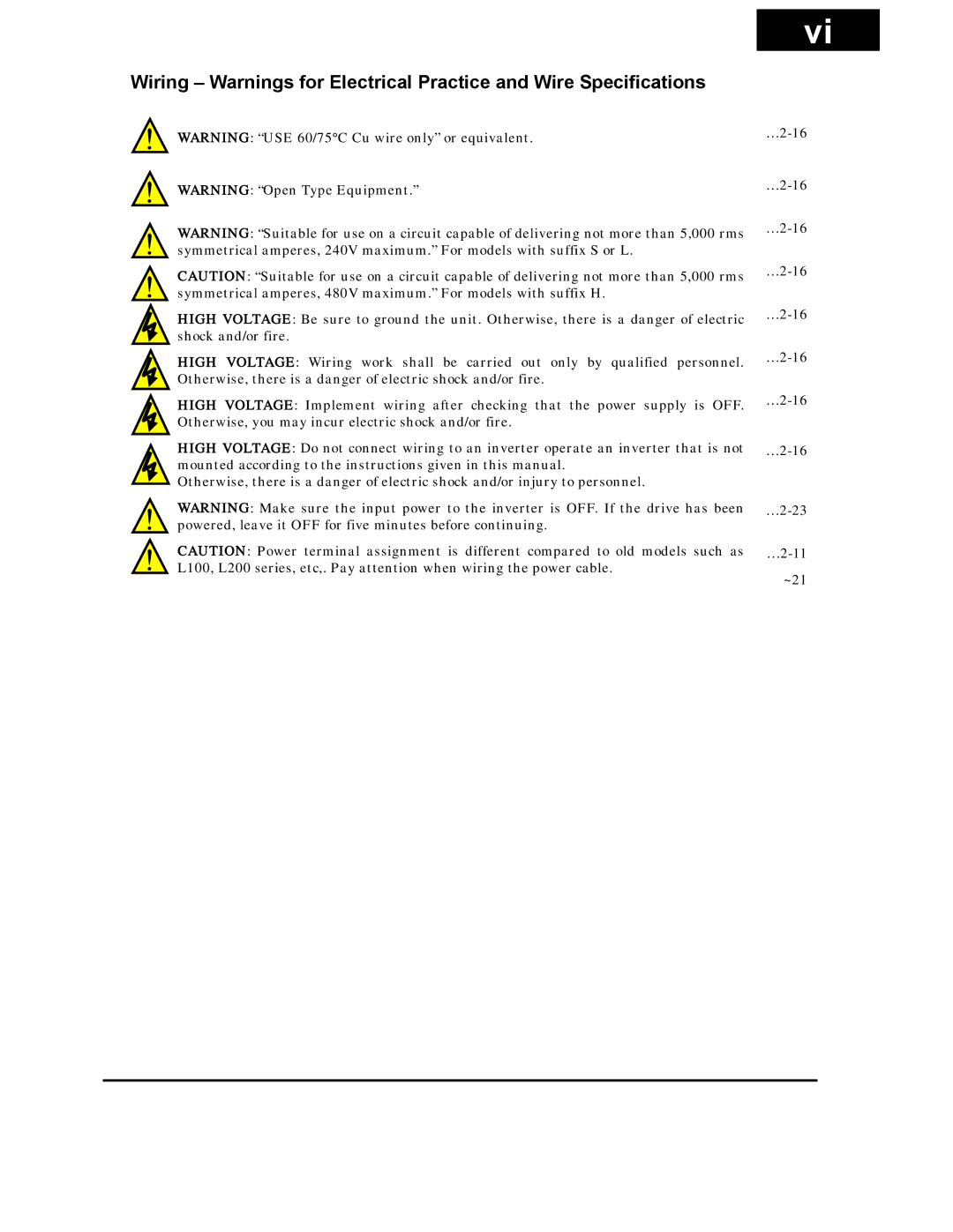 Hitachi X200 Series instruction manual 