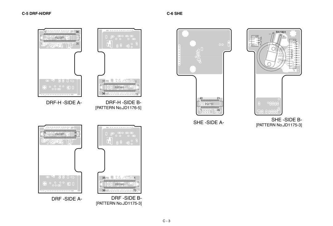 Hitachi service manual Drf -Side B, BA1801 