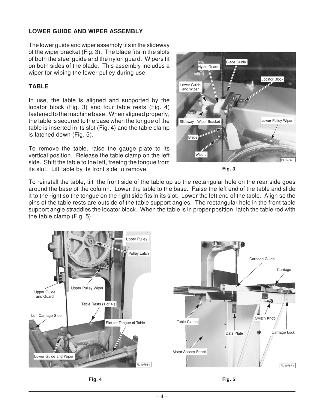 Hobart 5212F manual Lower Guide and Wiper Assembly 