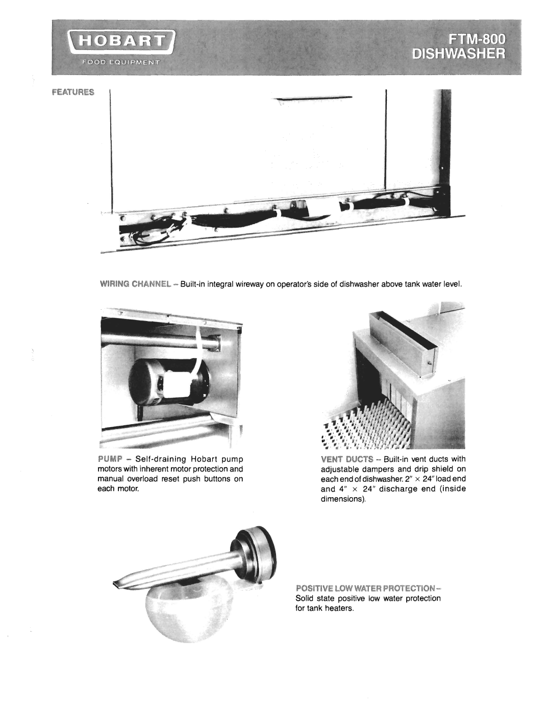 Hobart FTM-800 manual 