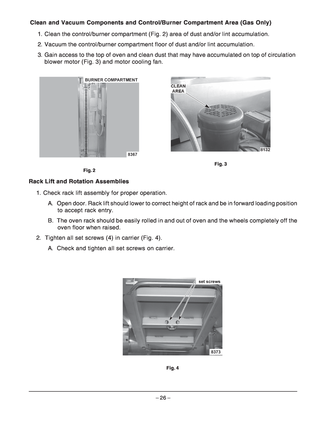 Hobart HBA2E, HBA2G manual Rack Lift and Rotation Assemblies 