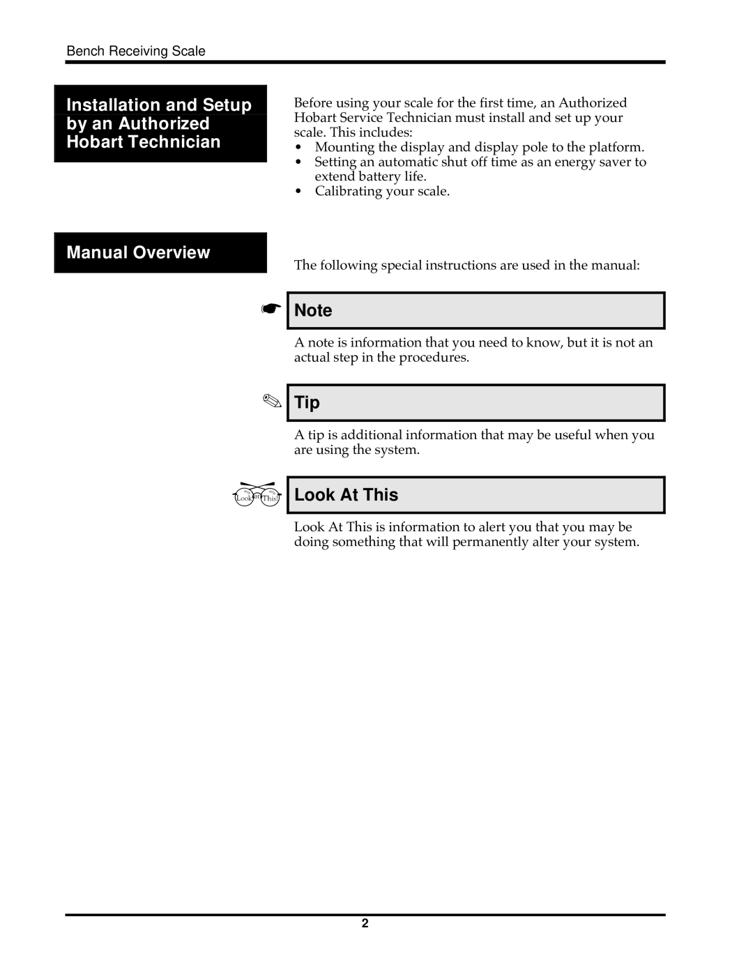 Hobart HBR300 instruction manual Tip, Look At This 