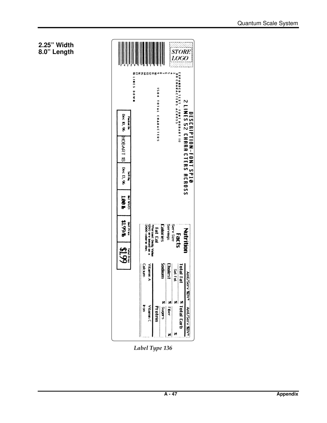 Hobart ML-29048, ML-29191, ML-29044, ML-29188, ML-29039, ML-29035, ML-29037, ML-29032 manual Width Length 