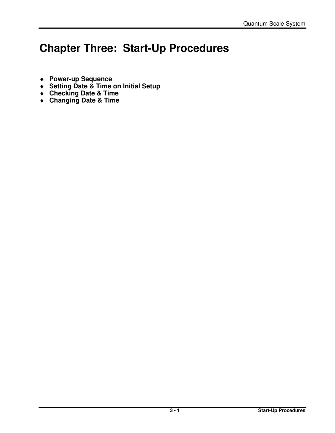 Hobart ML-29032, ML-29191, ML-29048, ML-29044, ML-29188, ML-29039, ML-29035, ML-29037 manual Chapter Three Start-Up Procedures 