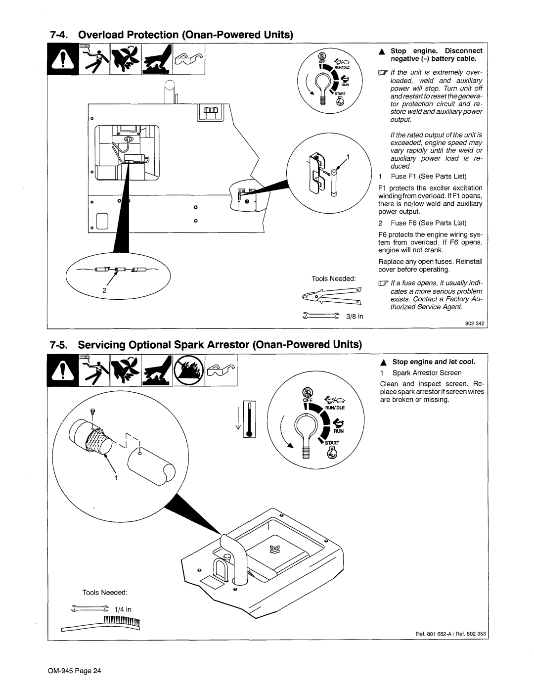 Hobart OM-945 manual 