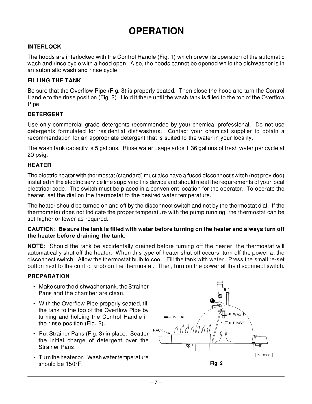 Hobart SM6T2 ML-110857 manual Operation 