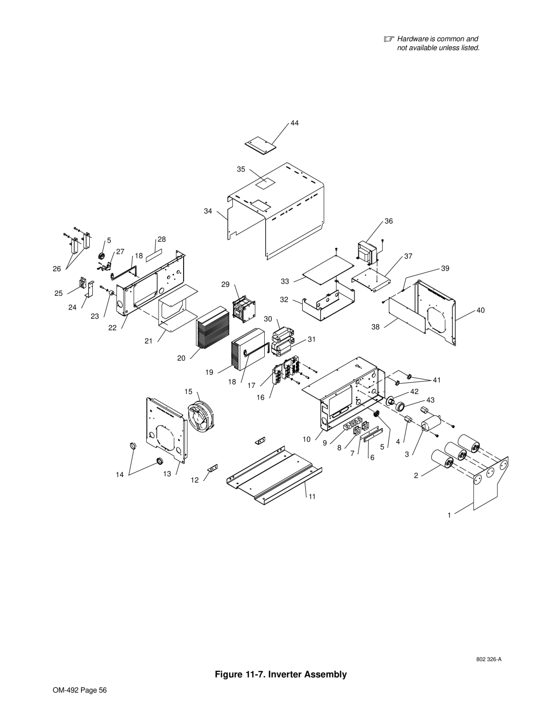 Hobart Welding Products 3025 manual Inverter Assembly 