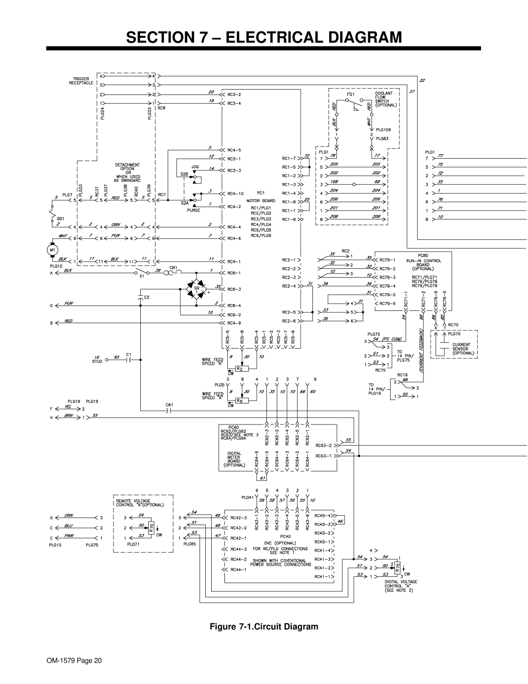 Hobart Welding Products S-64, S-62 manual Electrical Diagram, Circuit Diagram 