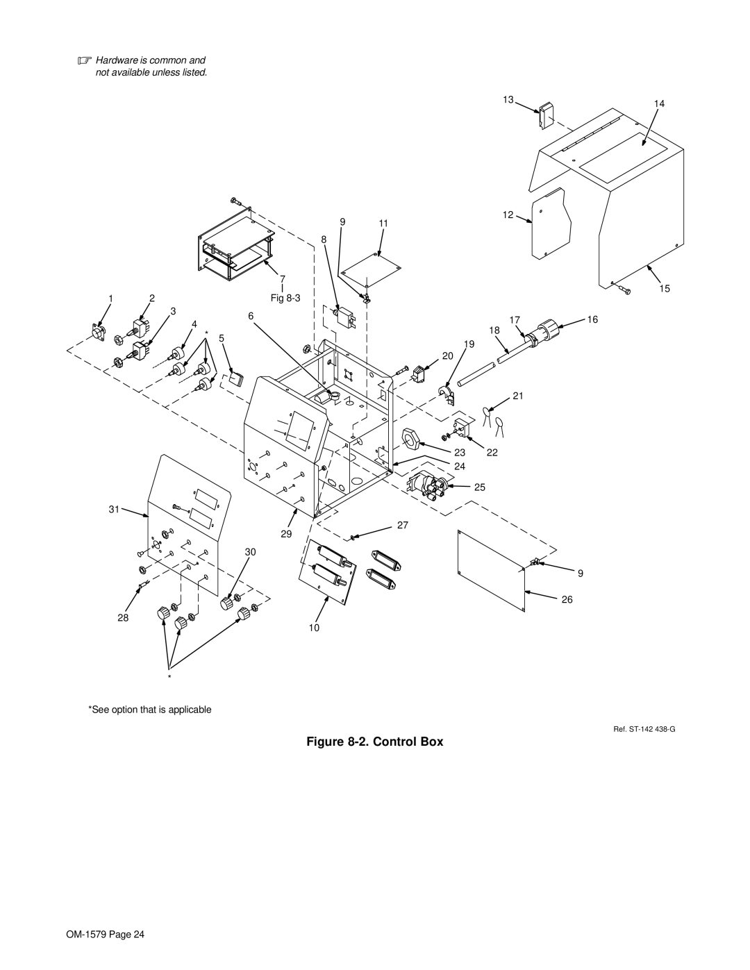 Hobart Welding Products S-64, S-62 manual Control Box 