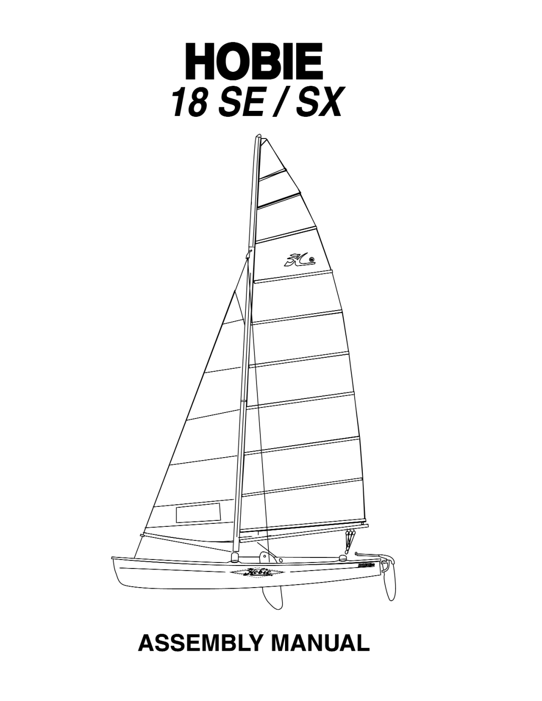 Hobie 18 SE, 18 SX manual 